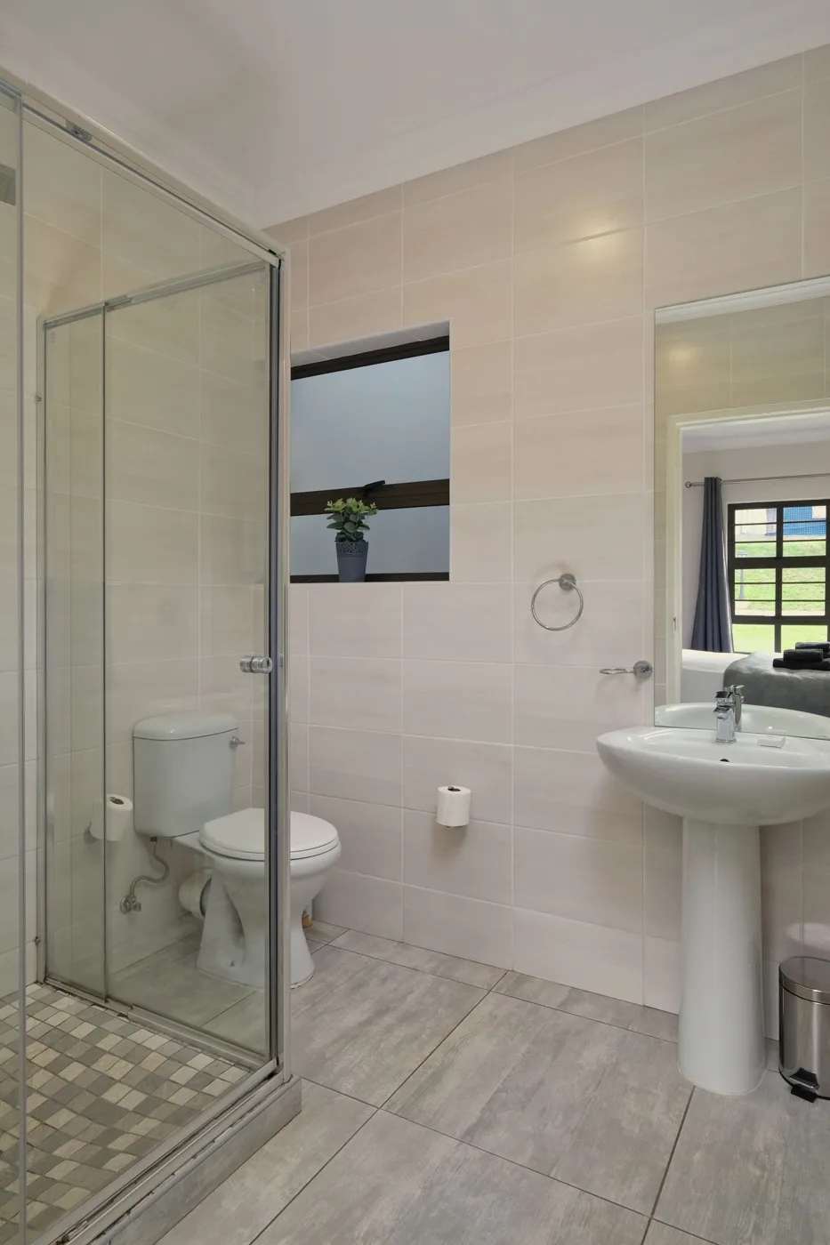 Modern bathroom and plumbing fixtures