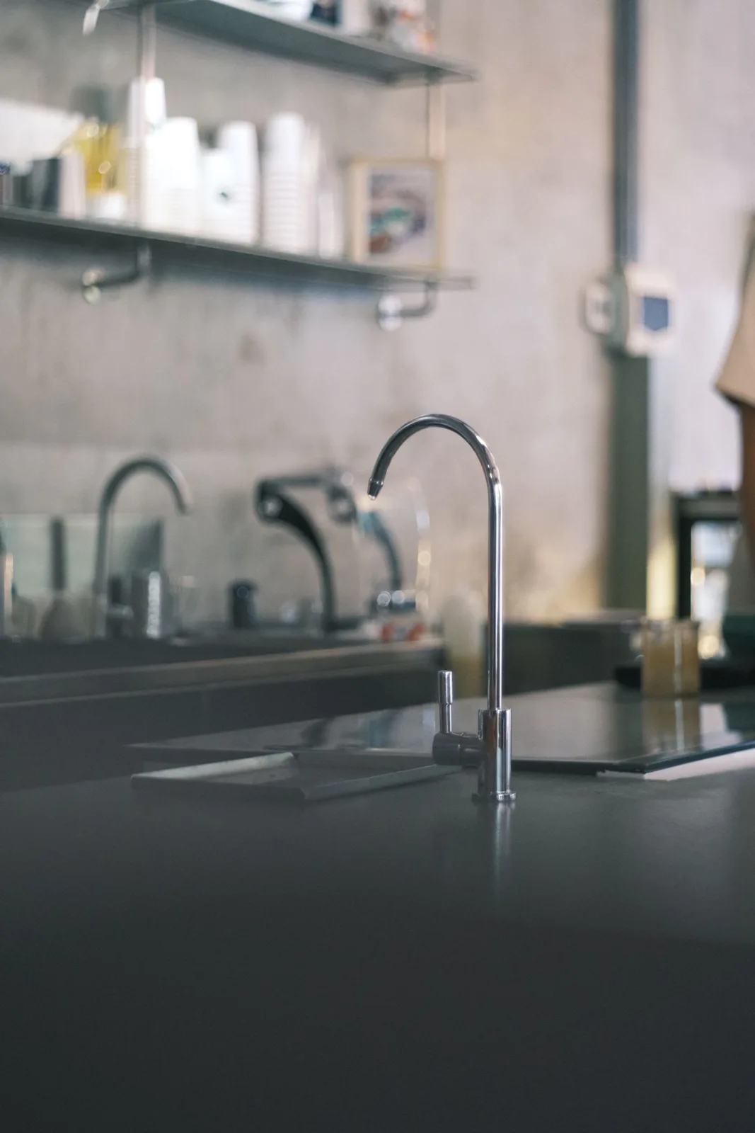 Residential property and plumbing fixtures
