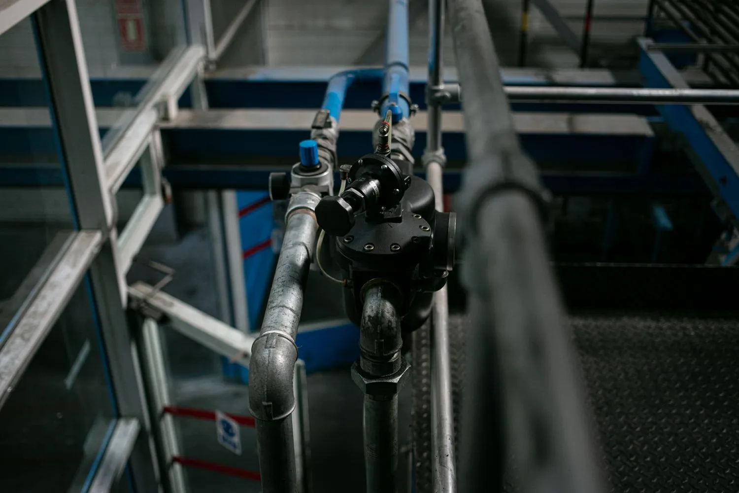 Building utility pipework and valves